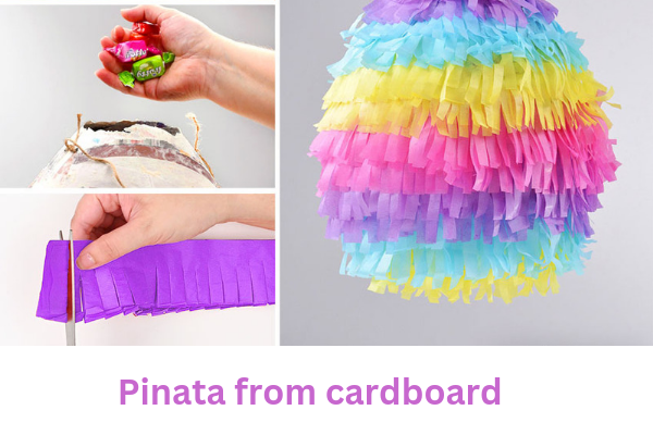 Pinata from cardboard