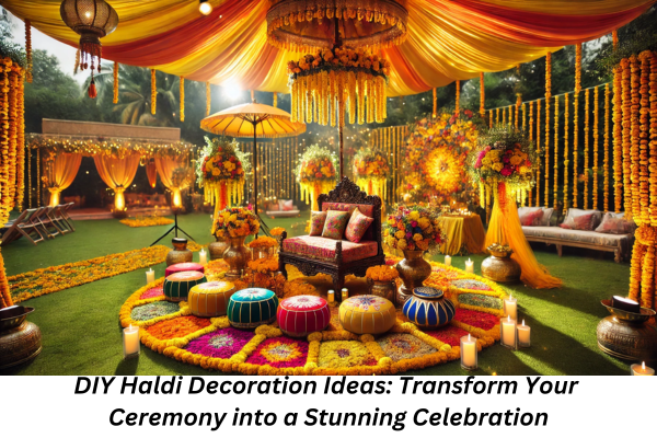 DIY Haldi Decoration Ideas